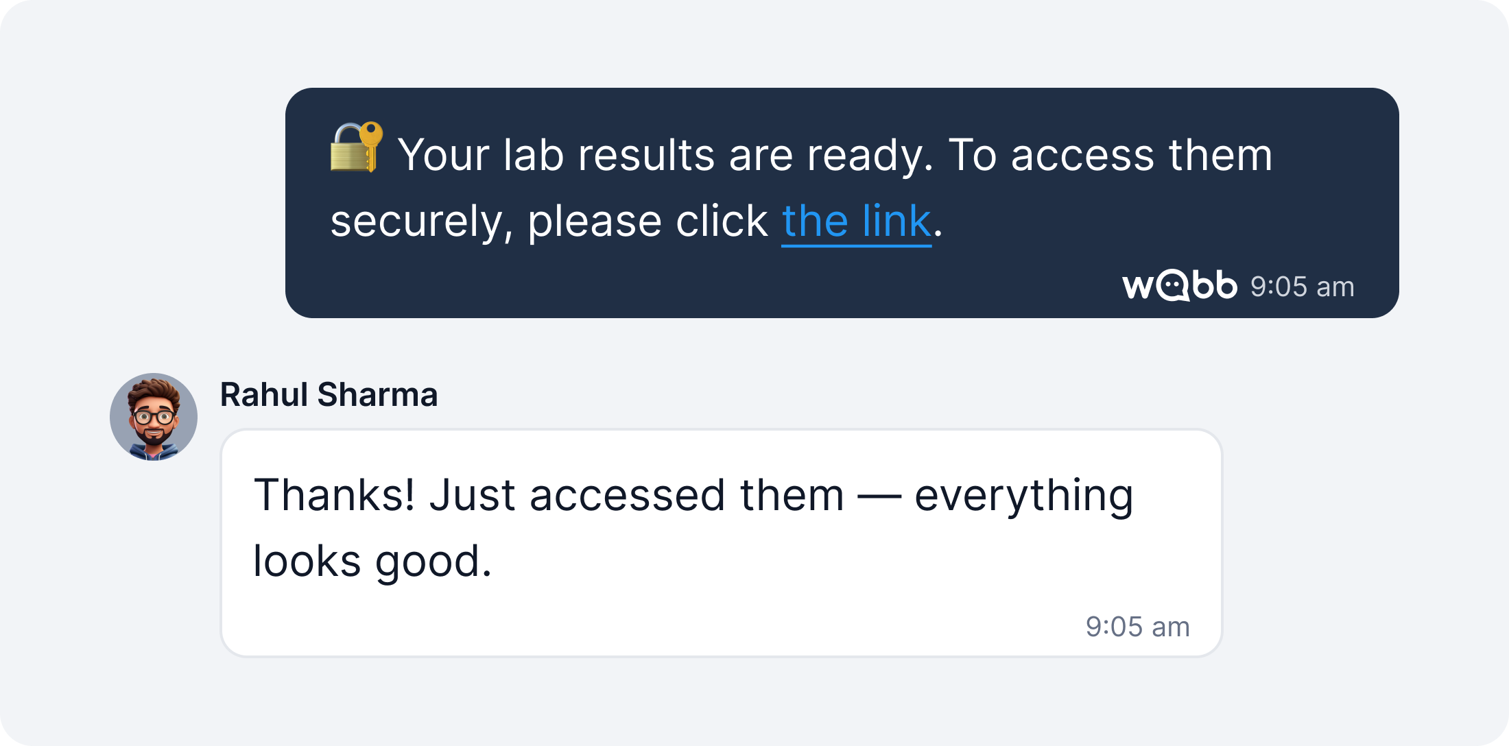 Illustration for Post-visit communication and results