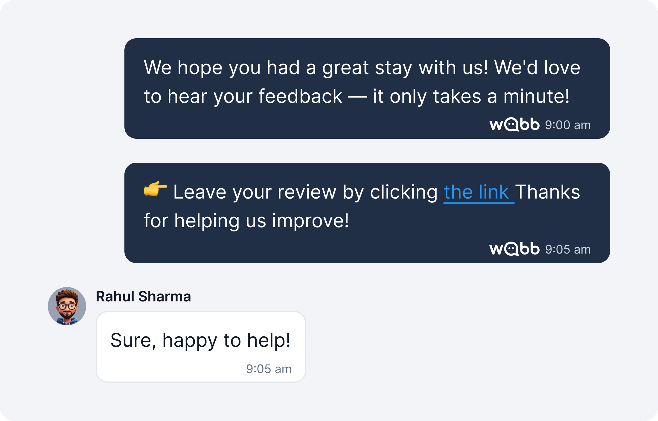 Illustration for Automate guest communication